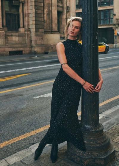 Vestido Punto Cuello Perkins By Maite