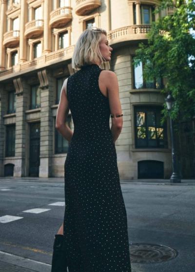 Vestido Punto Cuello Perkins By Maite