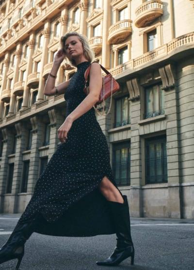 Vestido Punto Cuello Perkins By Maite