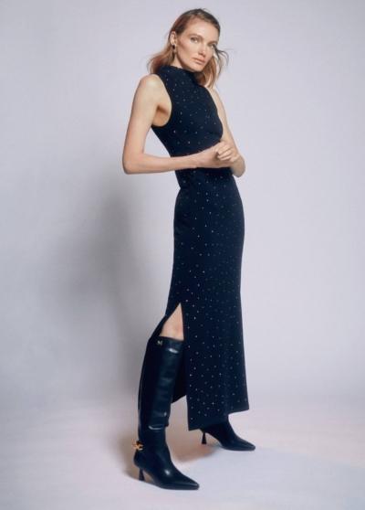 Vestido Punto Cuello Perkins By Maite
