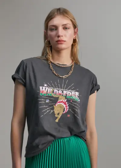 Camiseta Tigre Desgastada By Mayte