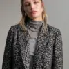 Blazer Jacquard Animal Print By Mayte - Imagen 3