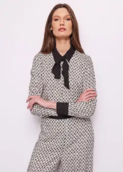 Camisa de sarga estampada Gaudí