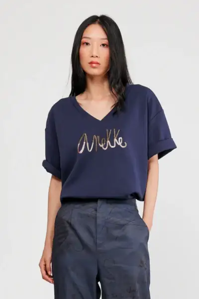 Camiseta manga corta con logo Anekke