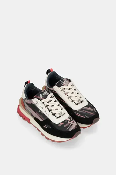 Deportivos negros estampados Anekke Deportivos negros estampados Anekke