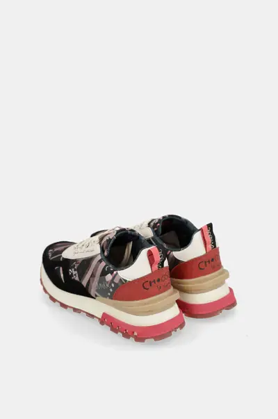 Deportivos negros estampados Anekke Deportivos negros estampados Anekke