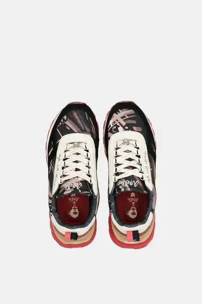 Deportivos negros estampados Anekke Deportivos negros estampados Anekke