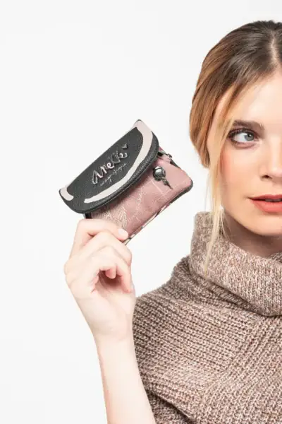 Monedero con solapa pequeño Parisian Anekke