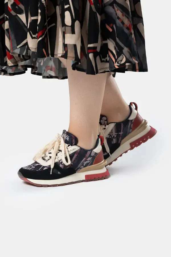 Deportivos negros estampados Anekke Deportivos negros estampados Anekke