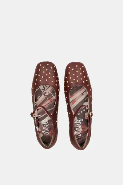 Bailarinas tachuelas burdeos Anekke Bailarinas tachuelas burdeos Anekke